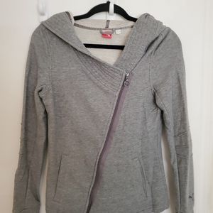 Womens Grey Puma Zip up w/hood